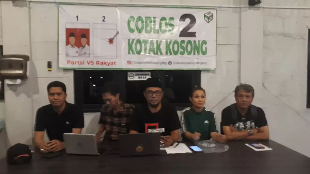 Kecewa Berat, KPU Surabaya Dinilai Gagal Sosialisasikan Kotak Kosong