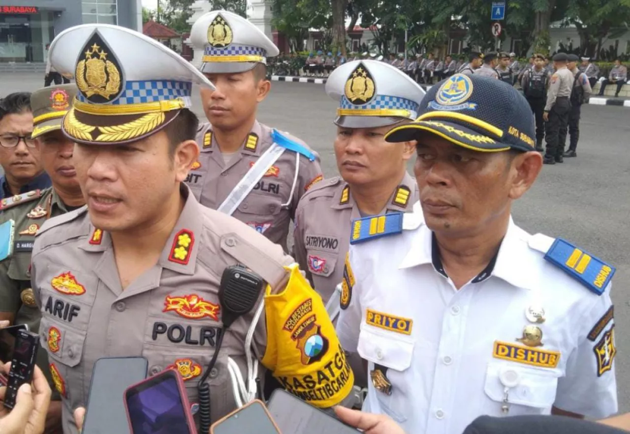 Surabaya Siap Berjaga di 12 Titik, Cegah Konvoi Liar Malam Tahun Baru