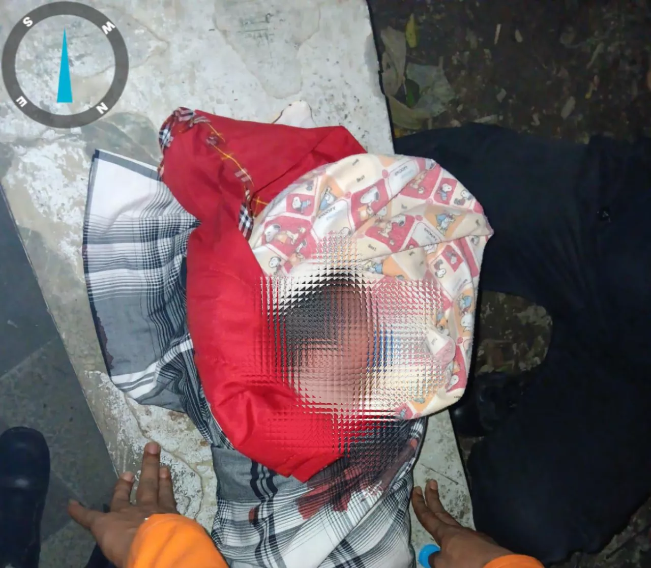Bayi Laki-laki Ditemukan Terlantar di Pinggir Jalan Indrapura Surabaya