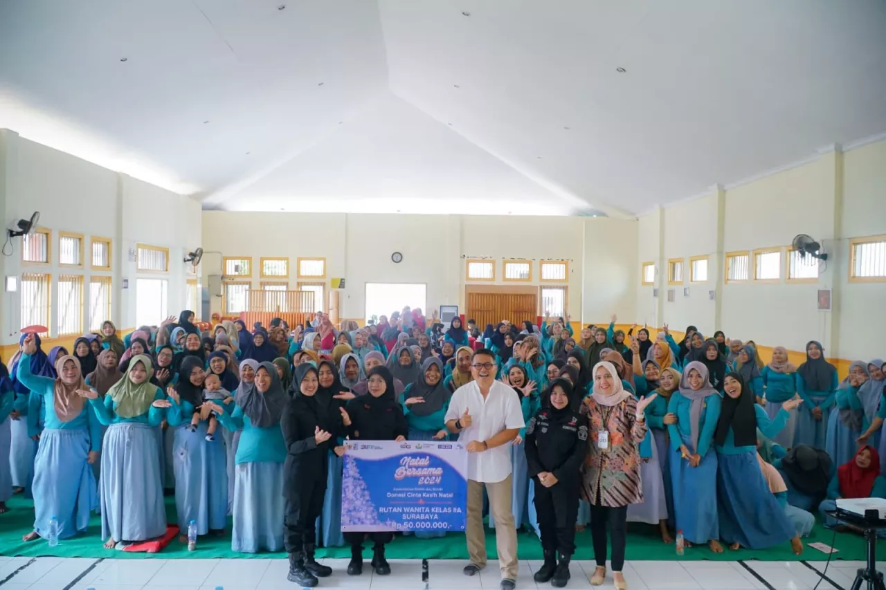 Wujud Kepedulian, SIER Rayakan Natal Bersama Warga Binaan Rutan Perempuan Surabaya