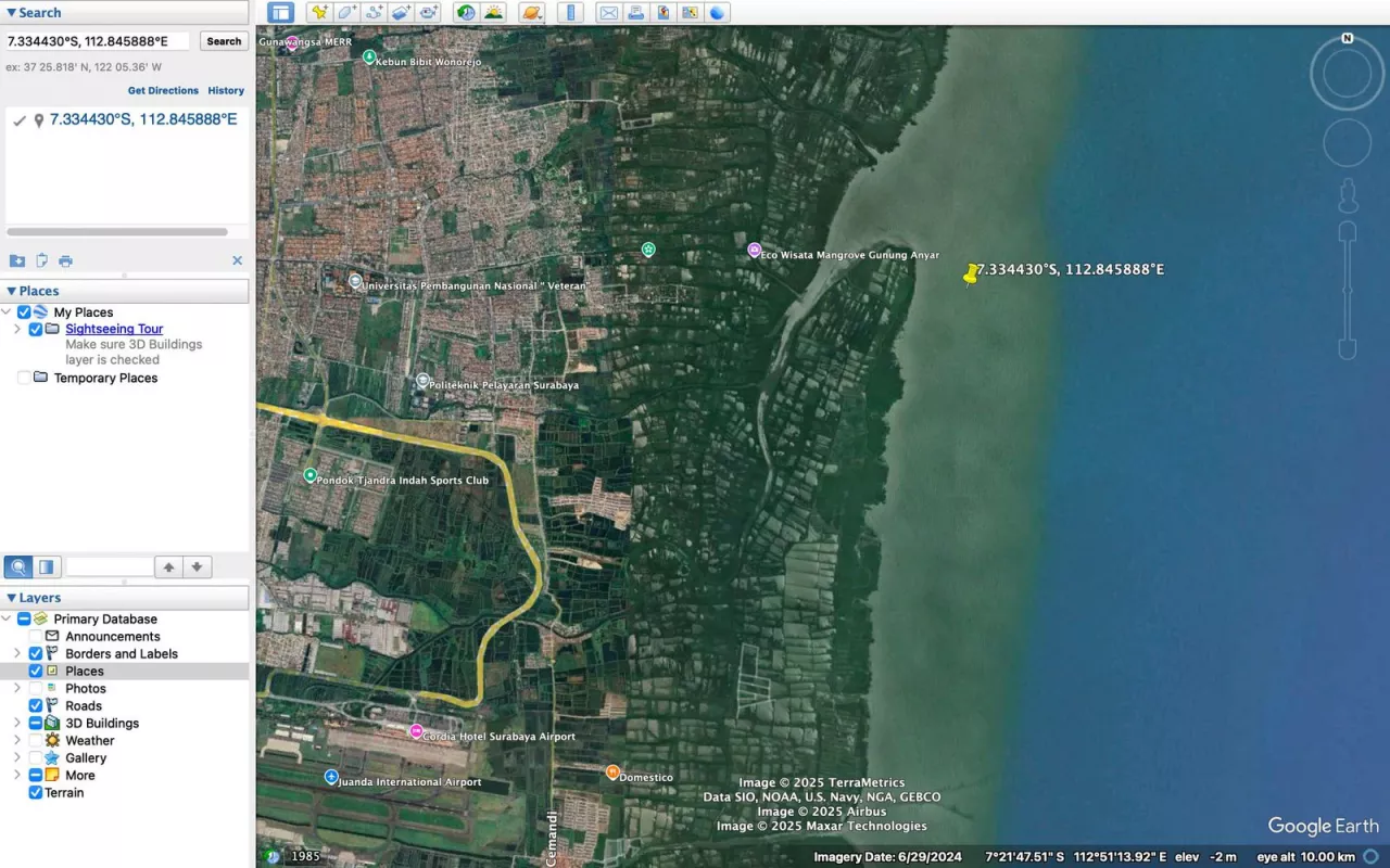 HGB 656 Hektar di Laut Sidoarjo, Walhi Jatim: Tata Ruang Jawa Timur Kacau