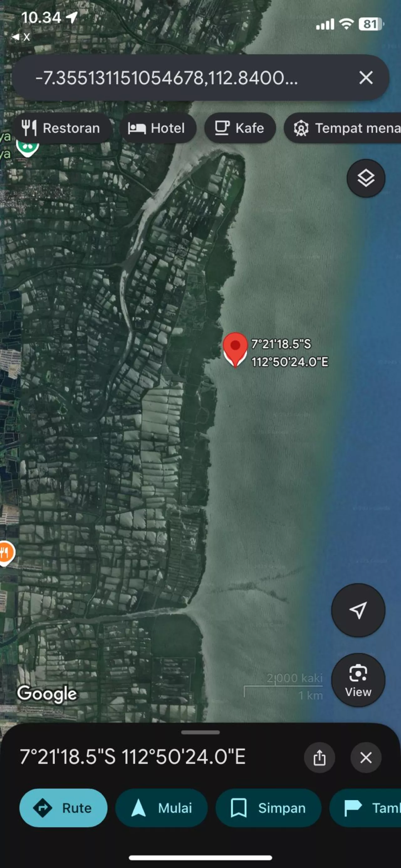 HGB 656 Hektare Muncul di Laut Timur Surabaya, Proyek Reklamasi Tersembunyi?