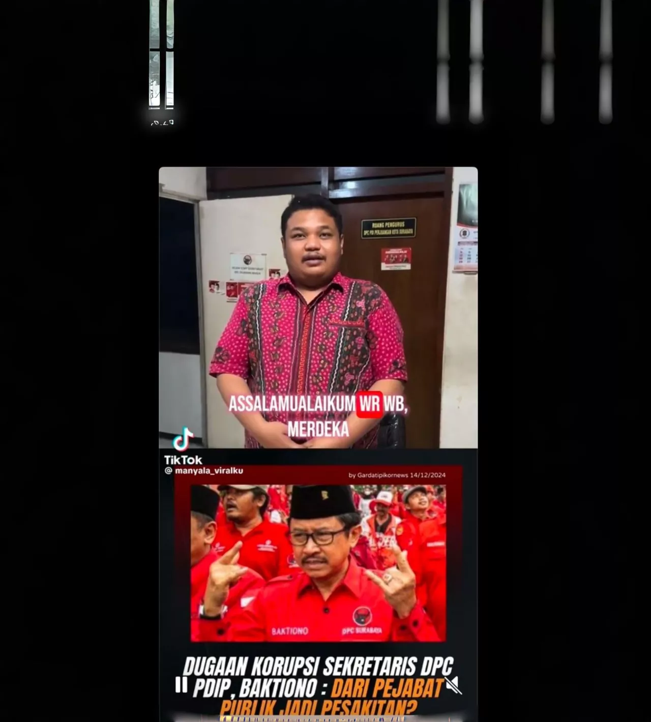 Video Internal PDIP Surabaya Soal Dana Kampanye Eri-Armuji Bocor