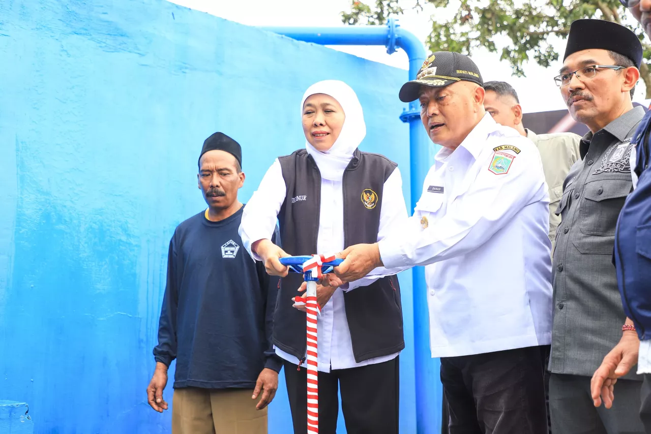Krisis Air Bersih di Singosari Berakhir, SPAM Pemprov Jatim Resmi Beroperasi