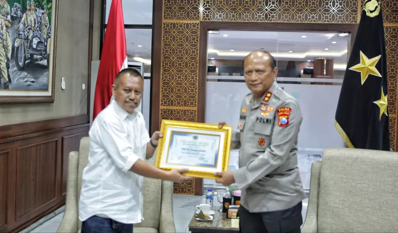 Kapolda Jatim Terima Audiensi PWI, Tegaskan Pentingnya Sinergi Media dan Kepolisian