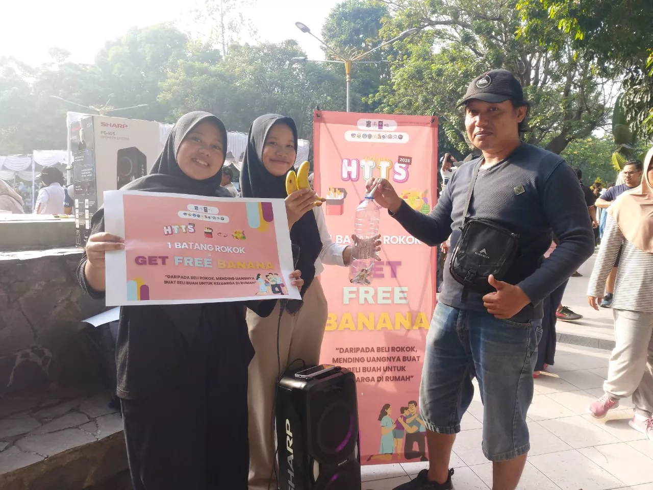 Gebyar HTTS 2025 di Surabaya: Aksi Kreatif Serukan Generasi Muda Bebas Rokok