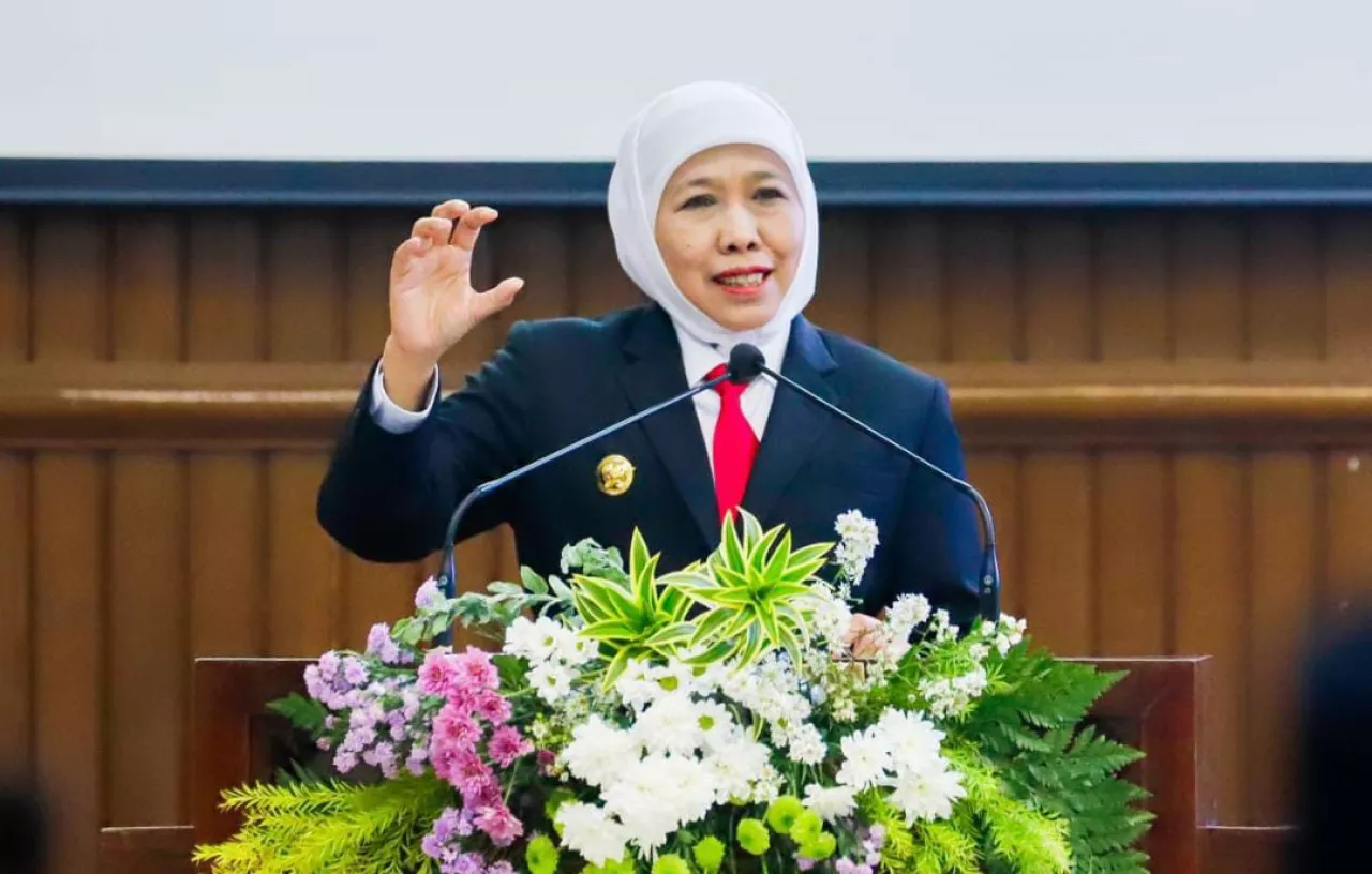 Kasus Dana Hibah, Khofifah Pastikan Siap Penuhi Panggilan KPK