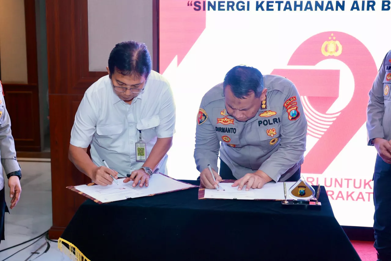 Kolaborasi Polda Jatim–BBWS Brantas Wujudkan Efisiensi Air dan Pengairan Daerah