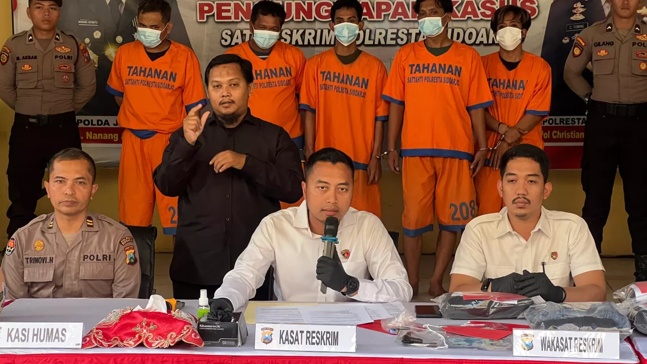 Polisi Tangkap Sindikat Curanmor, Hasil Penjualan untuk Judi dan Beli Sabu