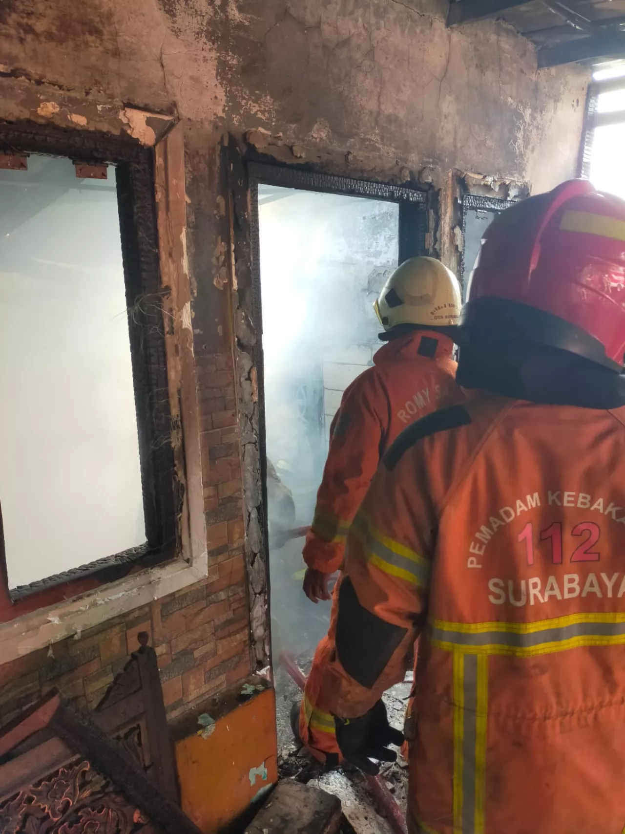 Rumah Terbakar di Semampir, Satu Korban Luka Bakar