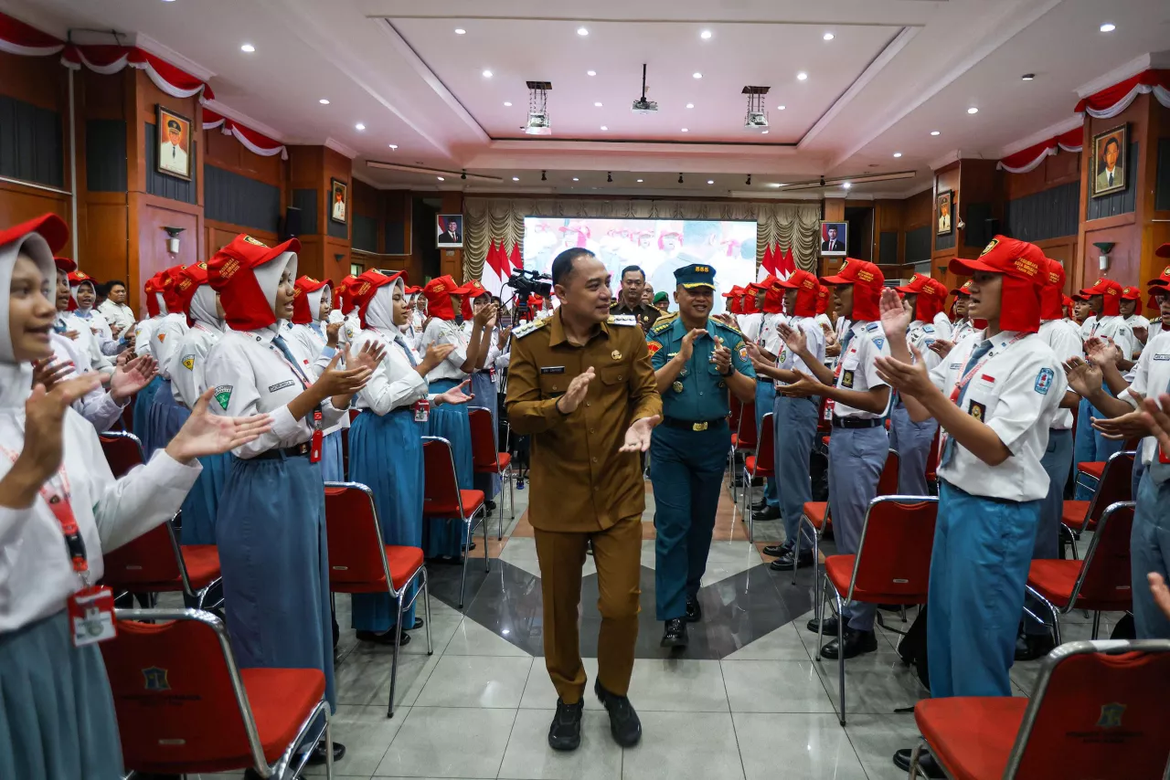 97 Paskibraka Surabaya Mulai Pusdiklat, Siap Kibarkan Merah Putih