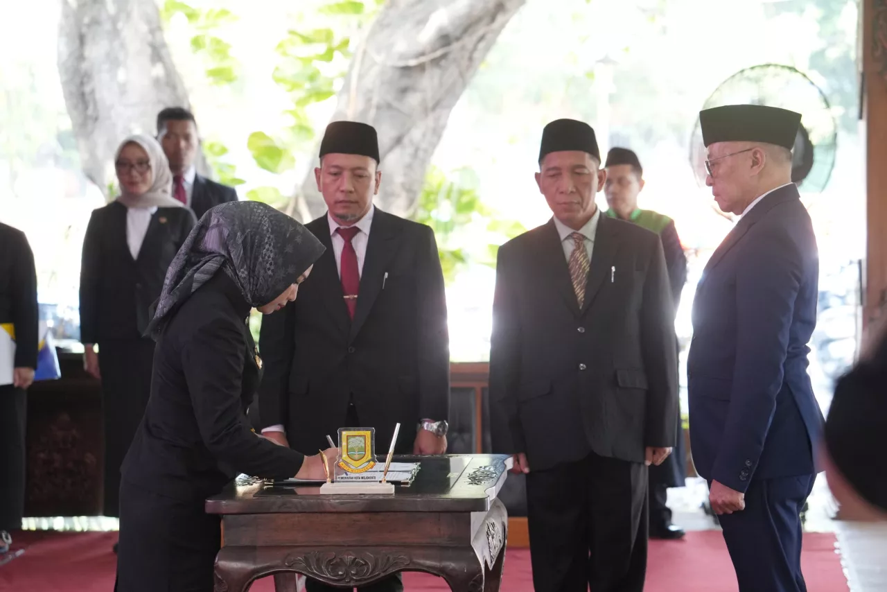 Wali Kota Mojokerto Resmikan BPBD dan Mutasi 3 Kepala Dinas
