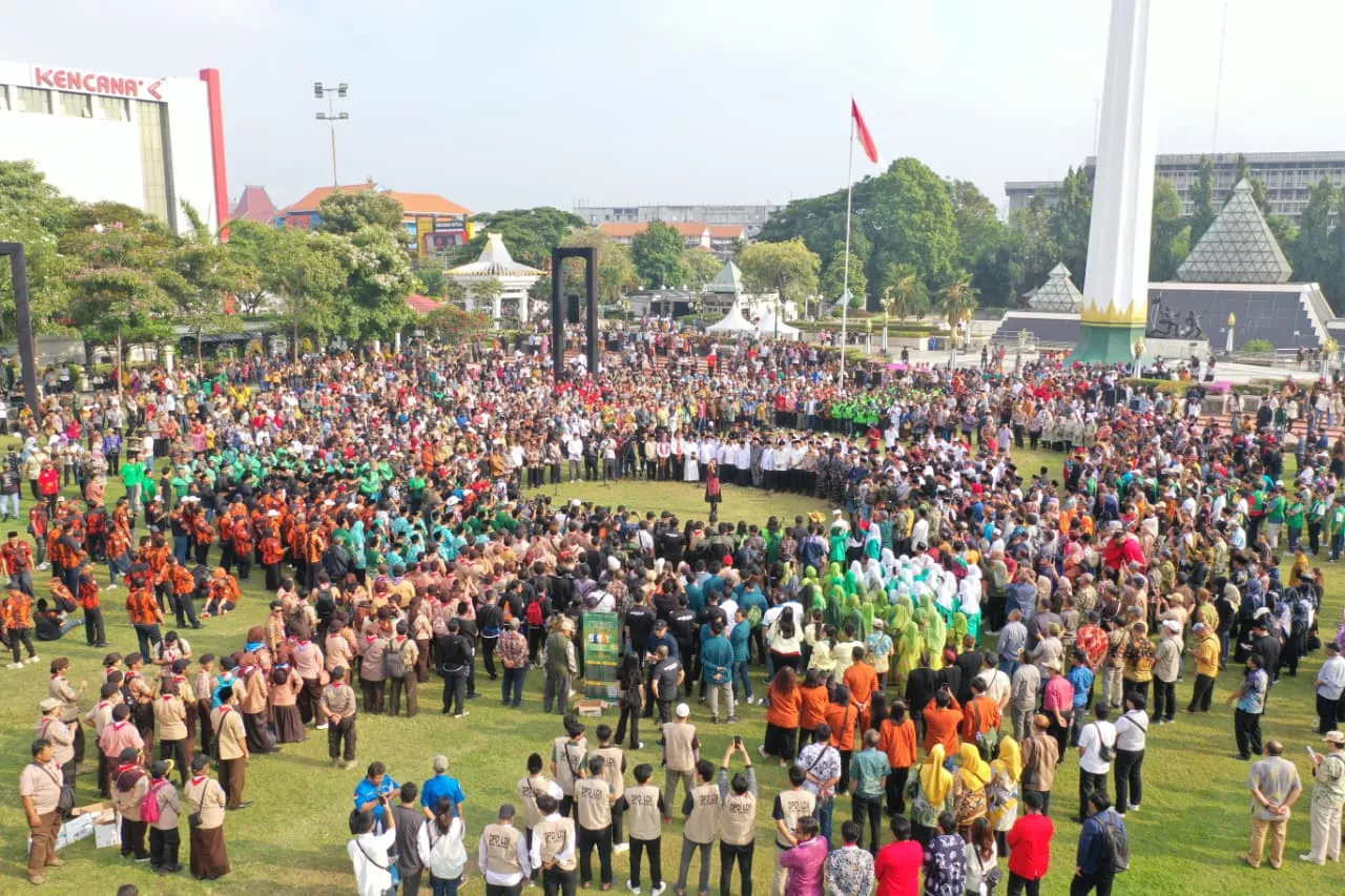 Usai Kerusuhan Demo, 9.319 Warga Surabaya Ikut Ikrar Jogo Suroboyo