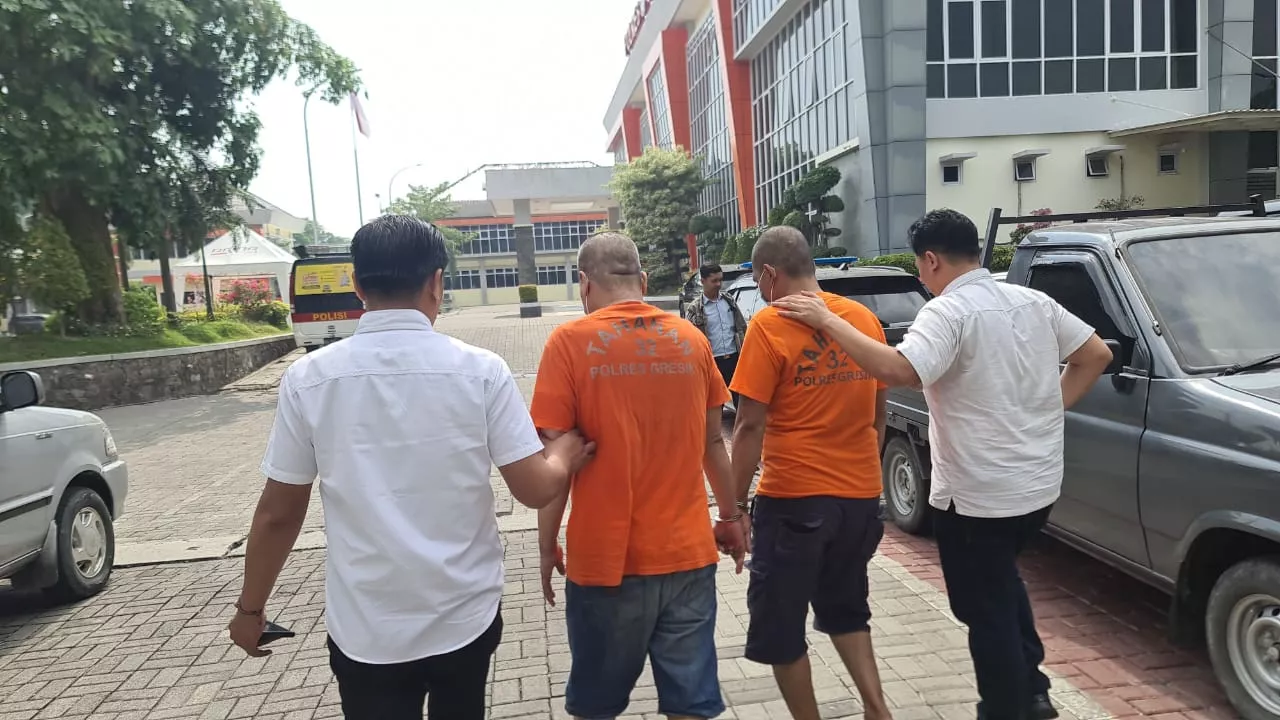 Polres Gresik Bekuk Dua Pengedar, 84 Gram Sabu jadi Barang Bukti