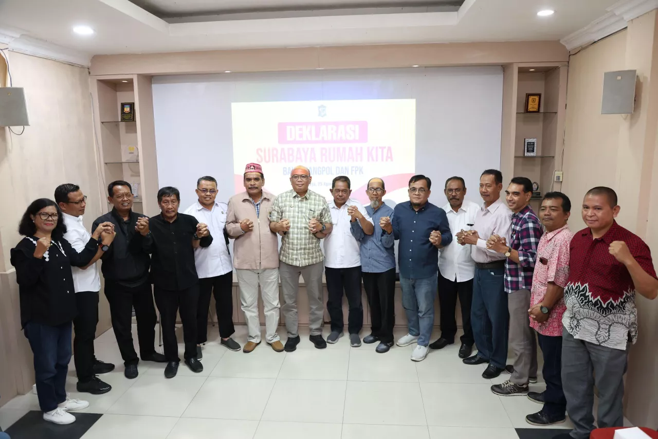 FPK dan Pemkot Surabaya Ajak Warga Tolak Anarkisme