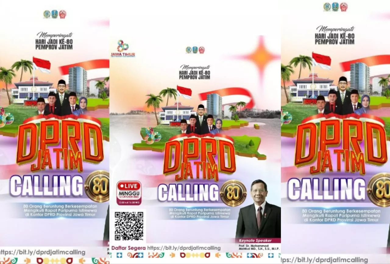 Ribuan Warga Jatim Ikuti Sayembara Hadiri Paripurna HUT ke-80 Provinsi