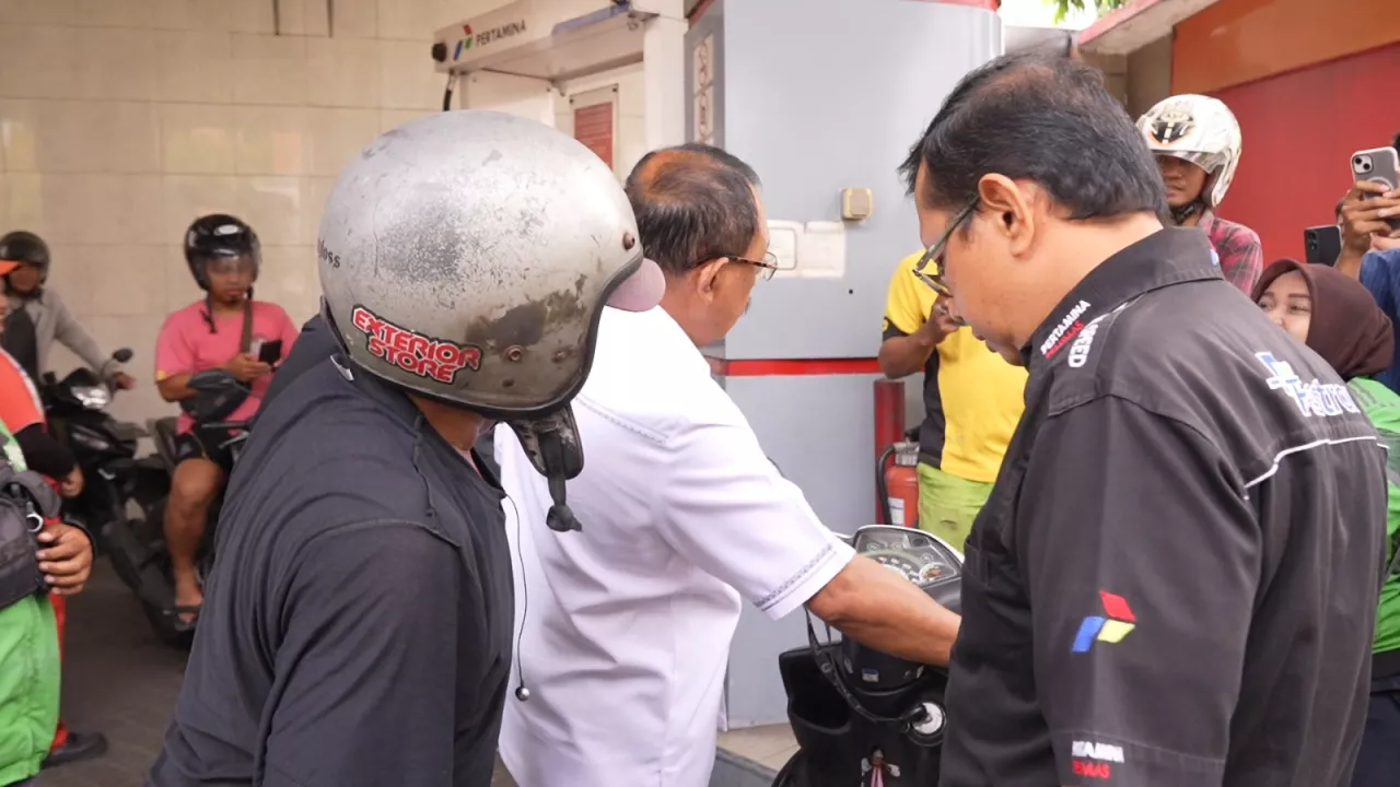 Driver Ojol Mengaku Diajak Wawali Armuji Hanya Sidak di Satu Titik SPBU