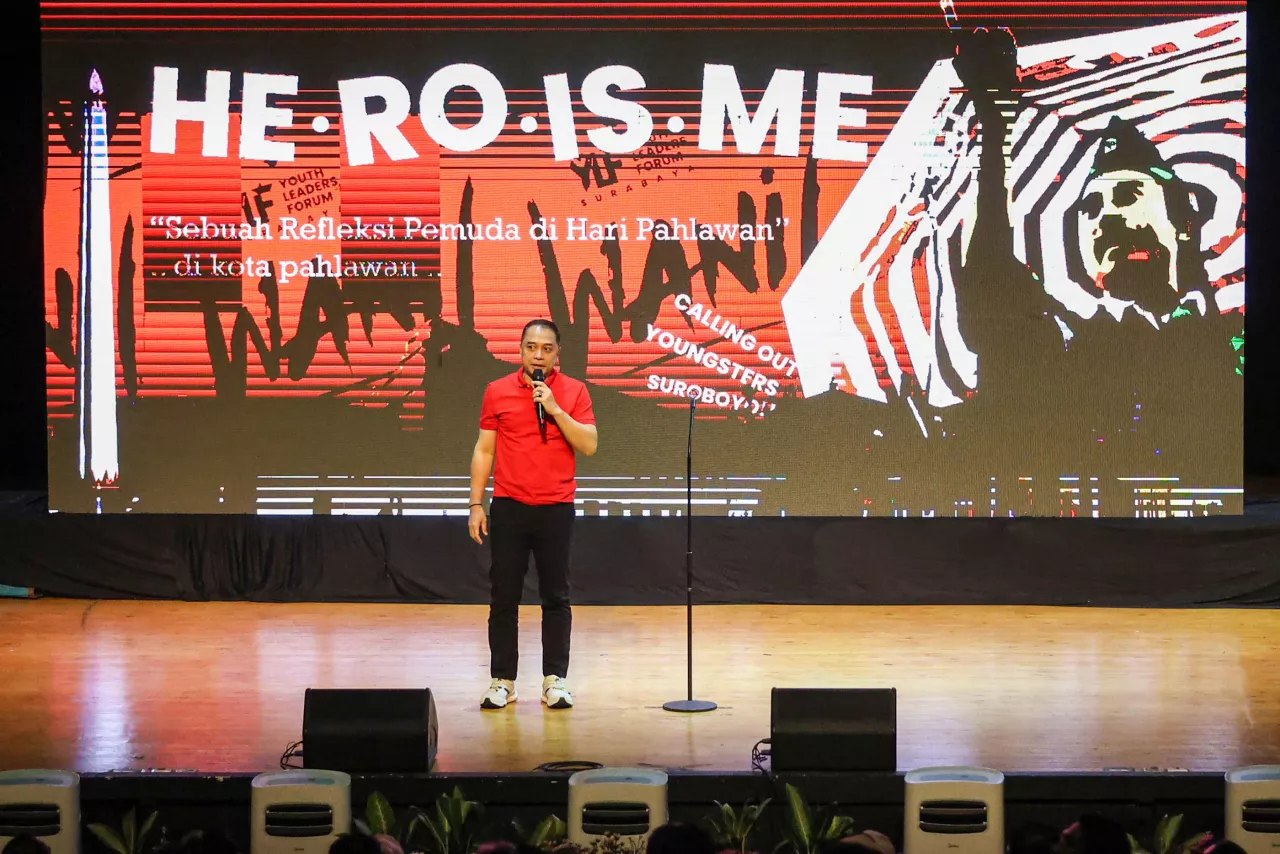 Refleksi Hari Pahlawan, Wali Kota Eri Cahyadi Ajak Pemuda Surabaya Jadi Pemimpin Bukan Penonton