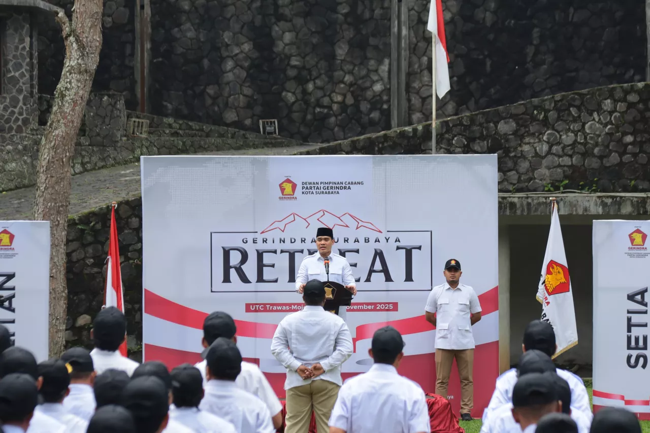 Hadapi Pemekaran Dapil 2029, Gerindra Surabaya Gelar Retret