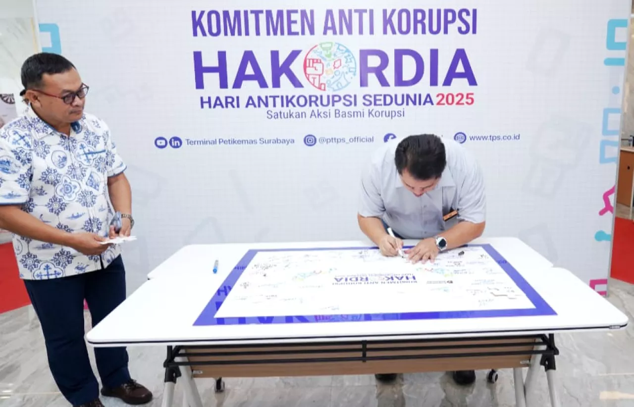 Peringati HAKORDIA 2025, TPS Surabaya Lakukan Aksi Sertai Basmi Korupsi