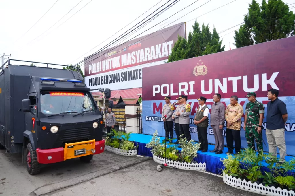Polri Percepat Pemulihan Infrastruktur dan Kebutuhan Dasar Pascabencana   