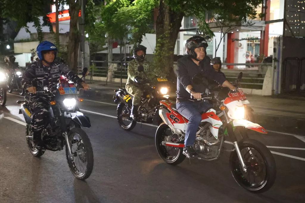 Patroli Motor Wali Kota Eri Uji Strategi Pecah Massa Tahun Baru 2026