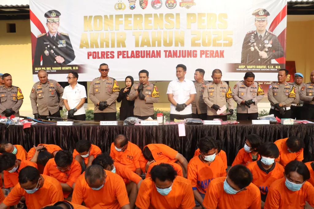 Polres Tanjung Perak Catat 1.731 Kasus, Angka Kriminal Turun