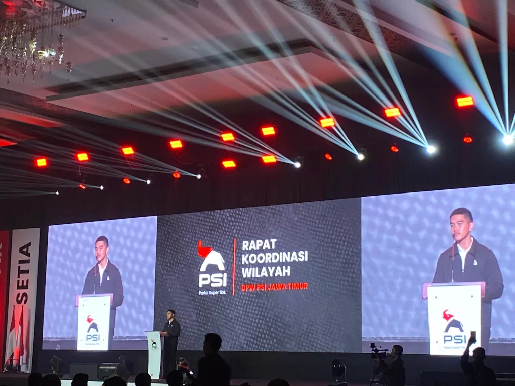 Kaesang Merinding Lihat PSI Jatim Usai Uji Kinerja Ketua Wilayah