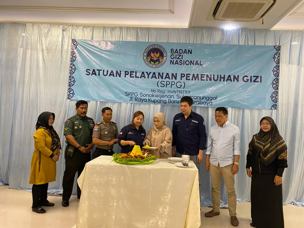 Dapur Makan Bergizi Gratis Dibuka di Sukomanunggal, Sasar Siswa hingga Ibu Hamil