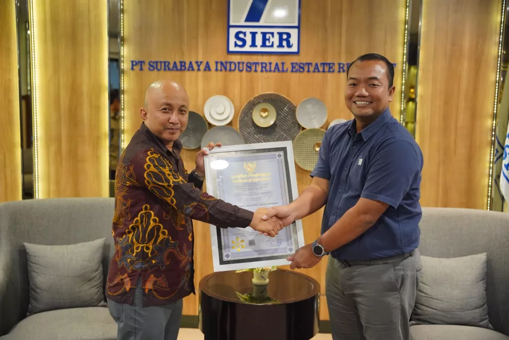 Kado Istimewa di Peringatan Bulan K3 Nasional 2026, SIER Raih Sertifikat SMK3 dari Kemnaker RI