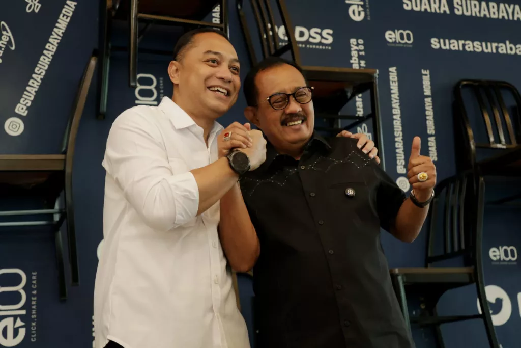 Sambil Ingatkan Ancaman Provokasi, Eri–Armuji Pamer Kekompakan