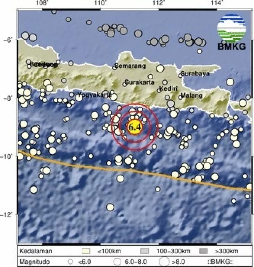 Gempa Pacitan Guncang Sejumlah Wilayah di Jatim