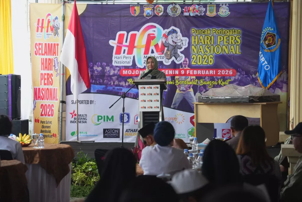 Pesan Khusus Ning Ita pada Insan Pers Dalam Perayaan HPN ke-80 di Mojokerto