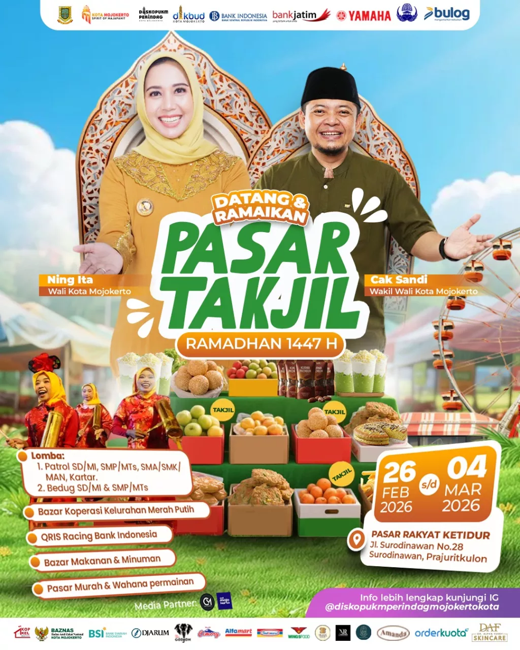 Halo Rekk! Pasar Takjil Ramadan di Ketidur Mojokerto Bakal Hadir Lagi, Catat Tanggalnya