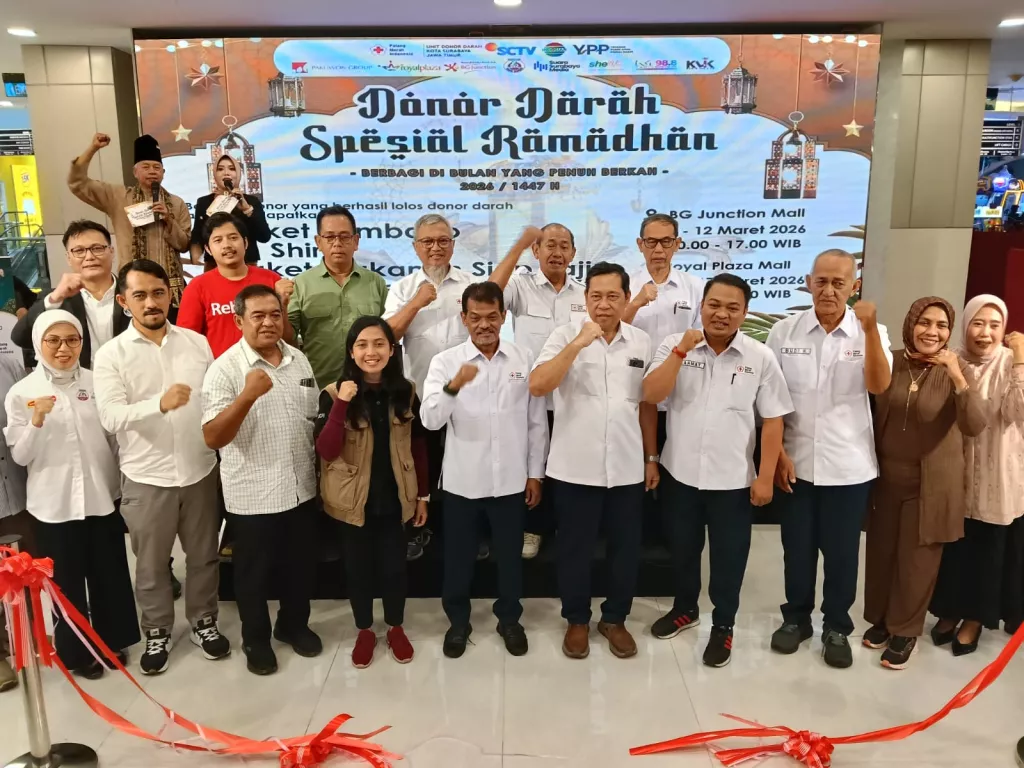 Donor Darah Spesial Ramadan PMI Surabaya Tembus 6.200 Kantong