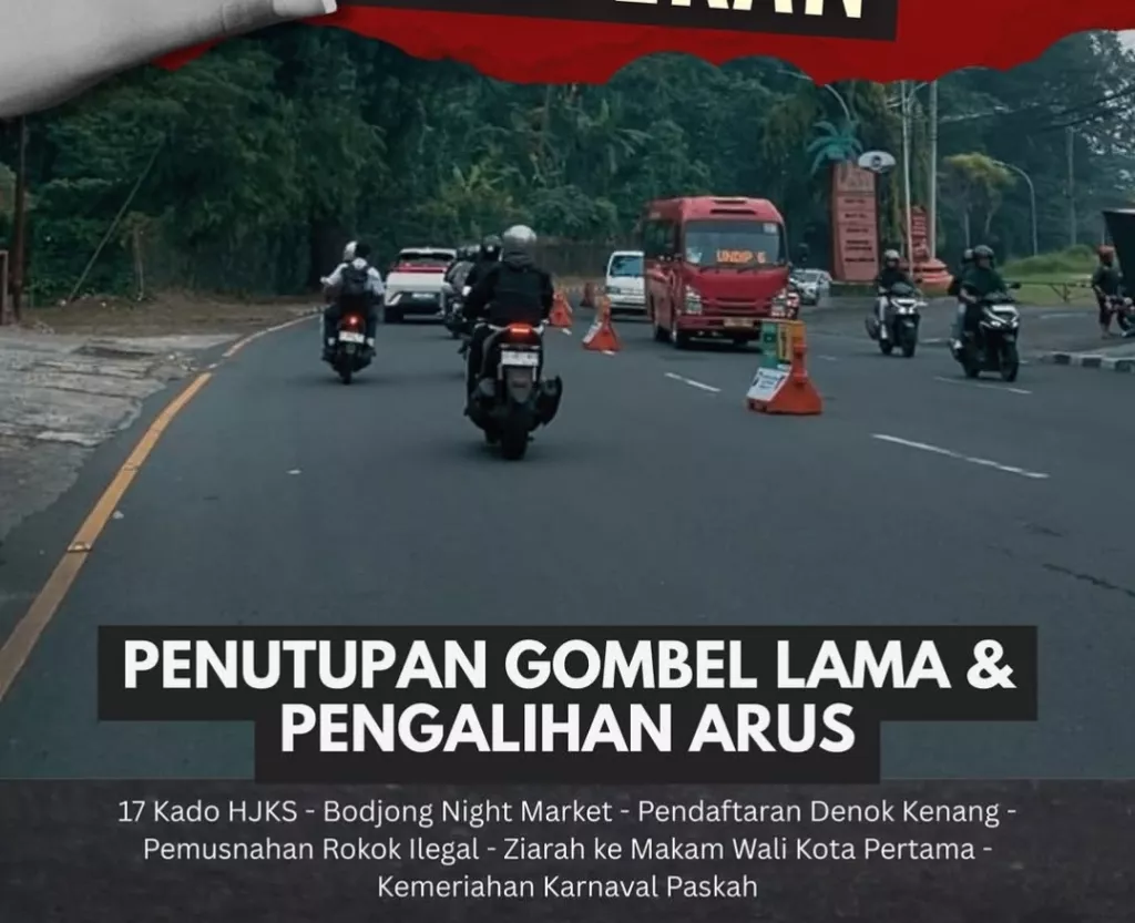 Jalan Gombel Lama Semarang Ditutup 7 Bulan, Berikut Akses Alternatif yang Bisa Dilalui