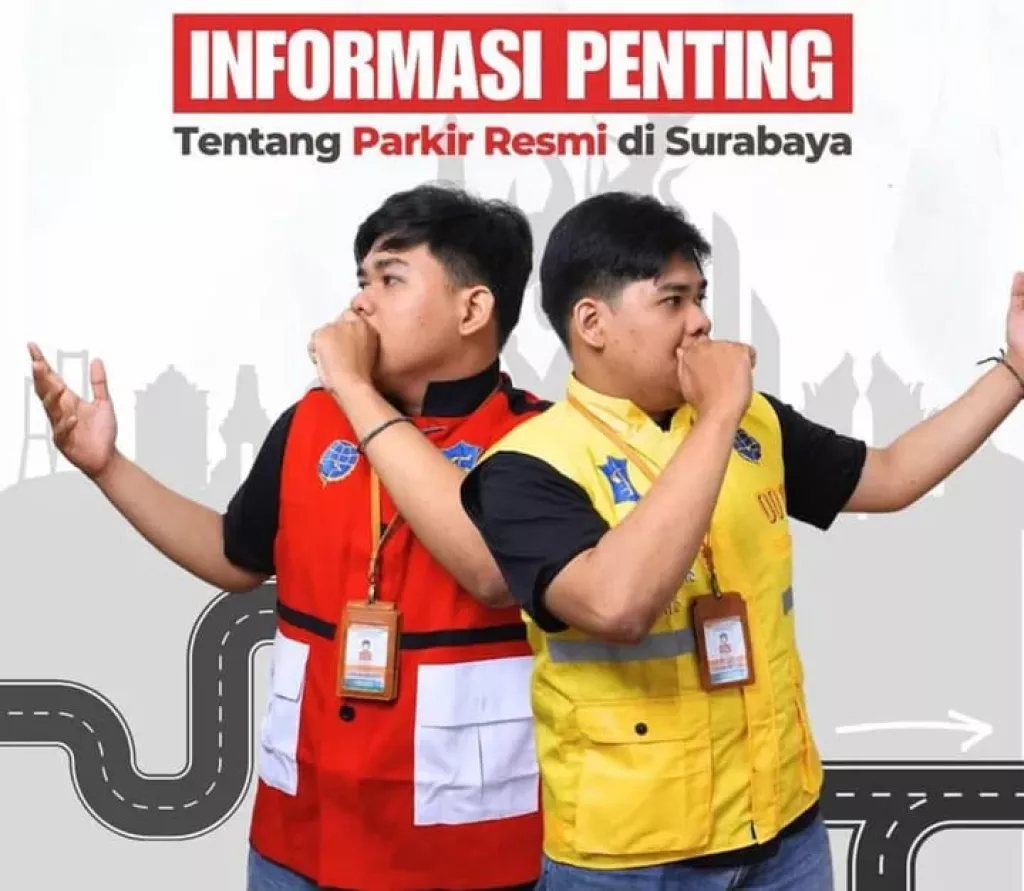 Wajib Tahu, Ini Perbedaan Warna Rompi Jukir Resmi dan Tidak di Surabaya