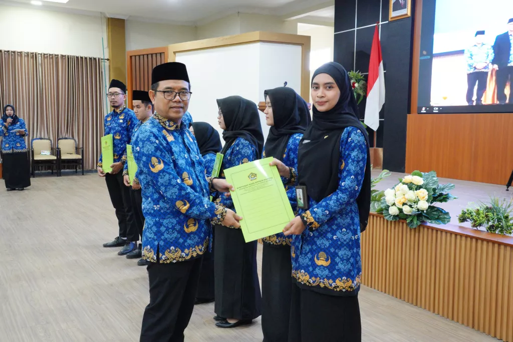 1.752 CPNS Kanwil Kemenag Jatim Resmi Diangkat Jadi PNS