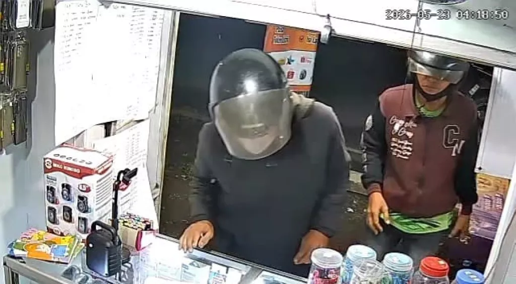 Konter di Mojokerto Dibobol Maling: Tiga HP Raib, Ini Tampang Pelakunya