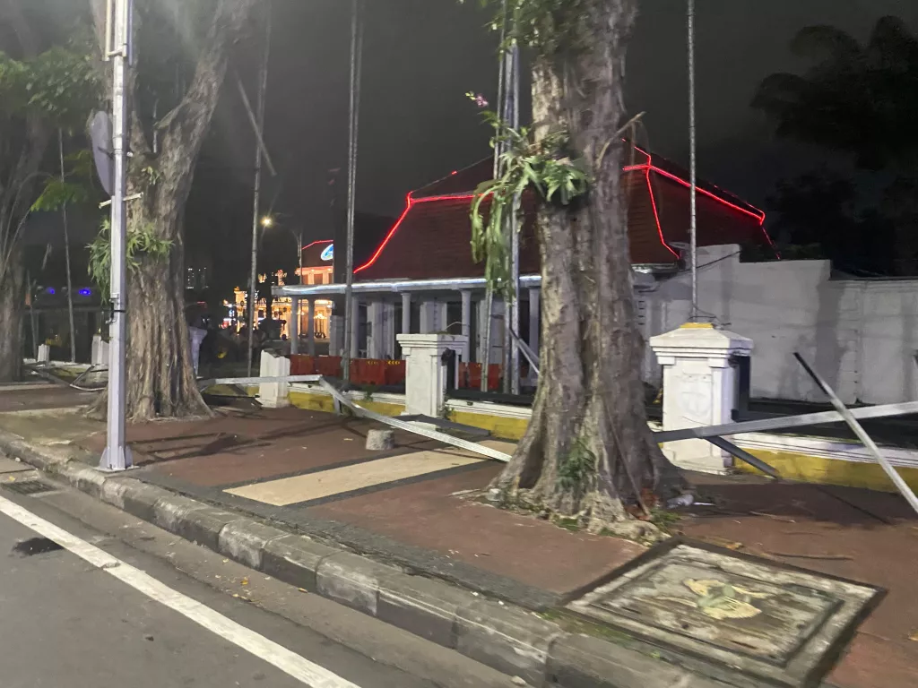 Penampakan Terkini Pagar Grahadi Surabaya yang Dirusak Pendomo saat Ricuh