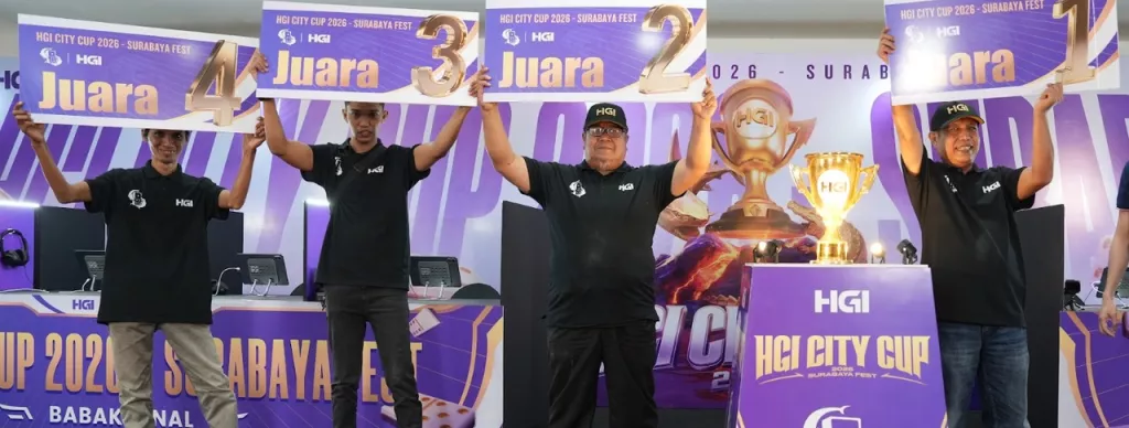 HGI City Cup 2026 Surabaya Fest Berakhir, Berikut Daftar Pemenangnya