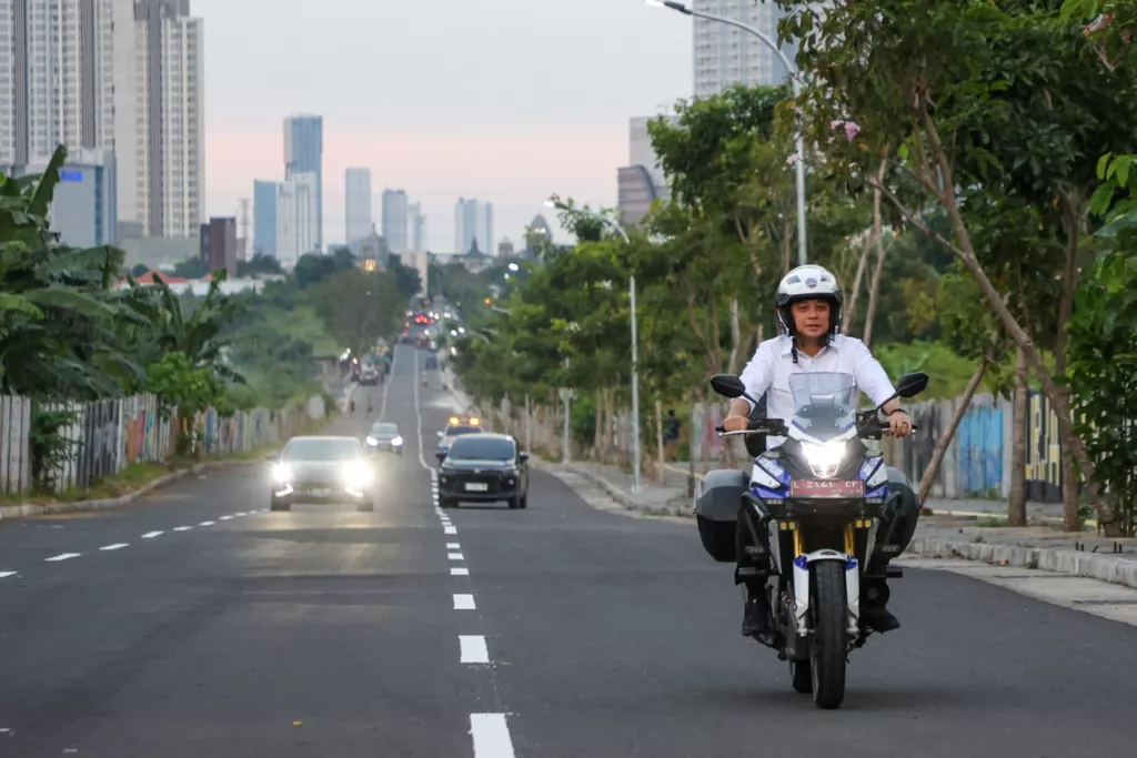 Info Rek! Pemkot Surabaya Uji Rekayasa Lalin di Jalan Radial Road Lontar Dua Minggu