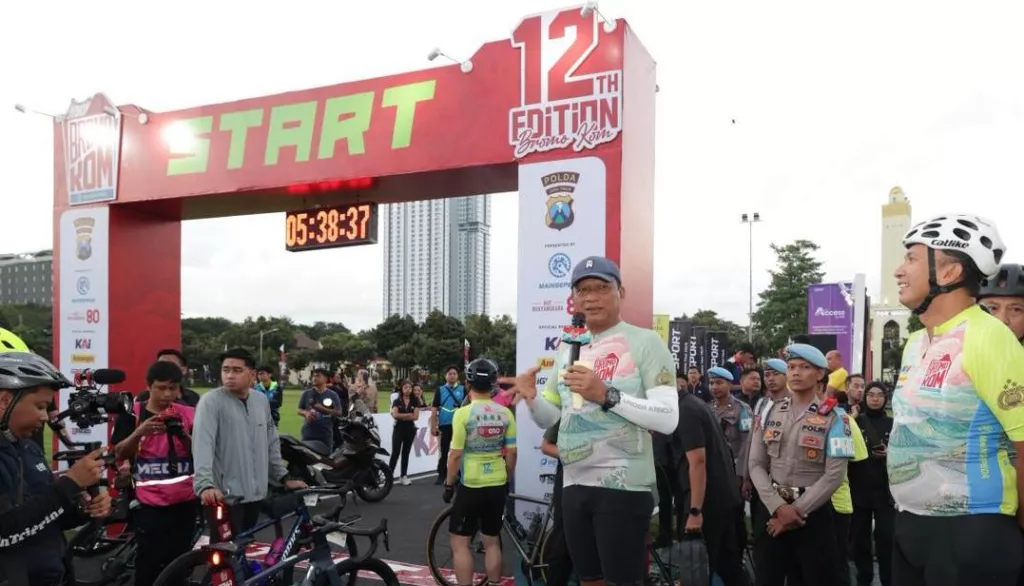 Sambut Hari Bhayangkara ke-80, Polda Jatim Gelar Bromo KOM XII