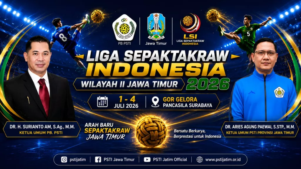 Jawa Timur Matangkan Persiapan Seri Perdana Liga Sepak Takraw Indonesia 2026