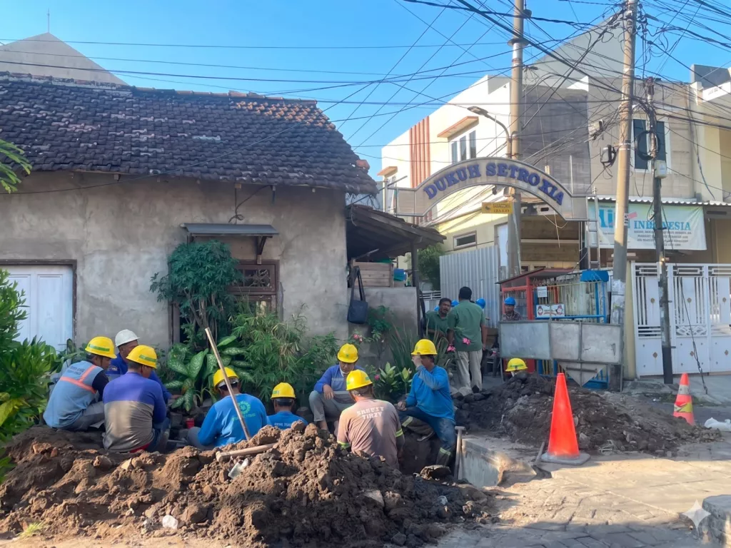 Ternyata, Ini Penyebab Aliran Air di Tambaksari Surabaya Tidak Lancar
