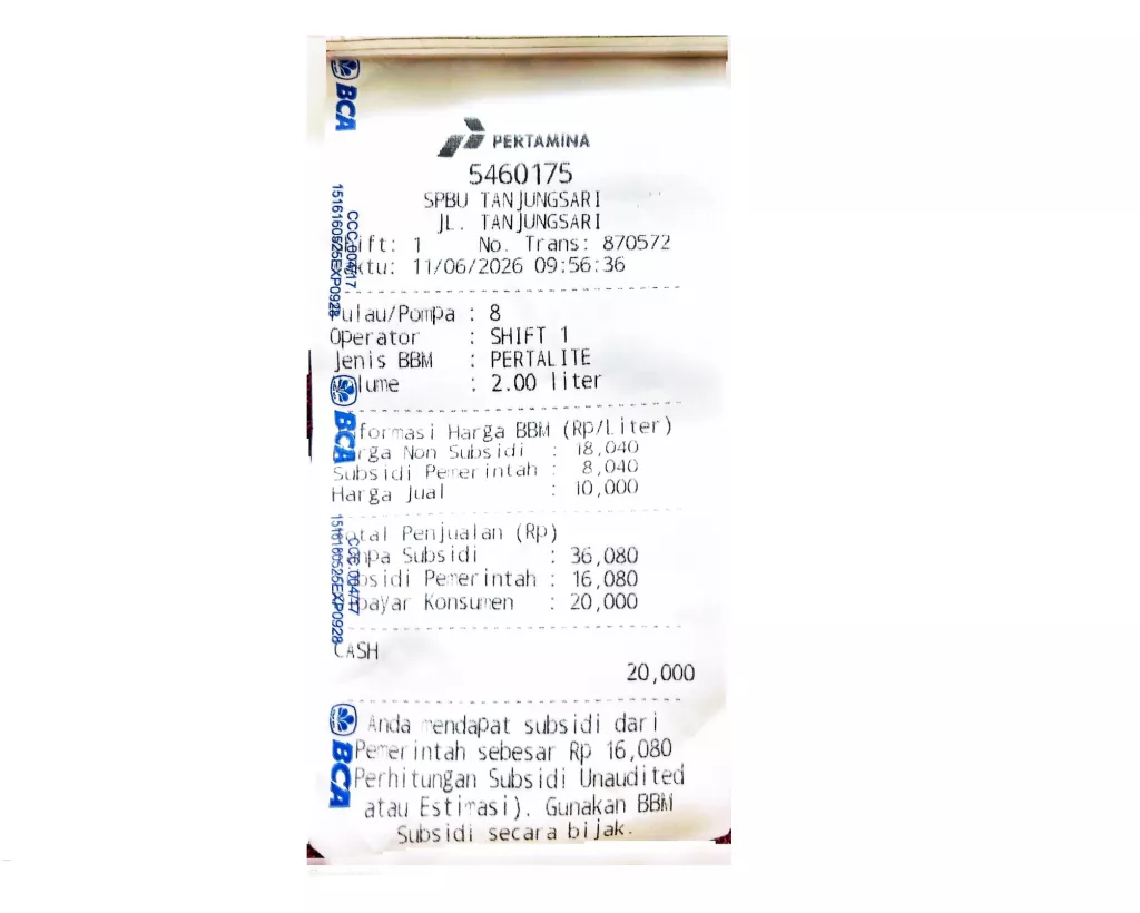 Usai Pertamina Klarifikasi Viral Nota BBM, Netizen: Subsidi Pertamax Aja