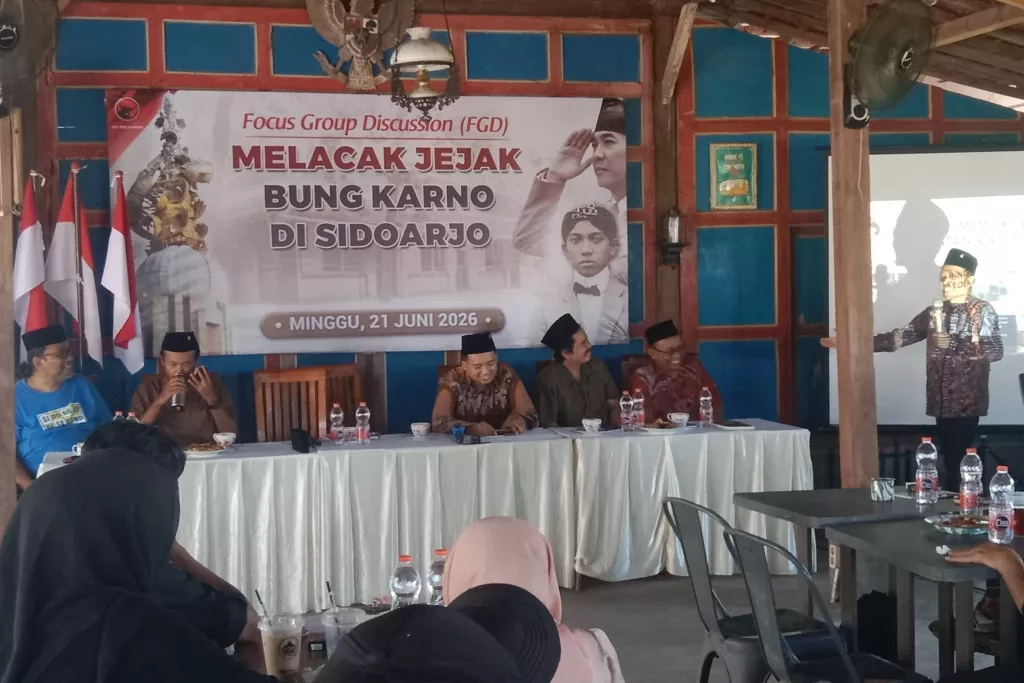 Telusuri Jejak Masa Kecil Bung Karno di Sidoarjo Lewat FGD