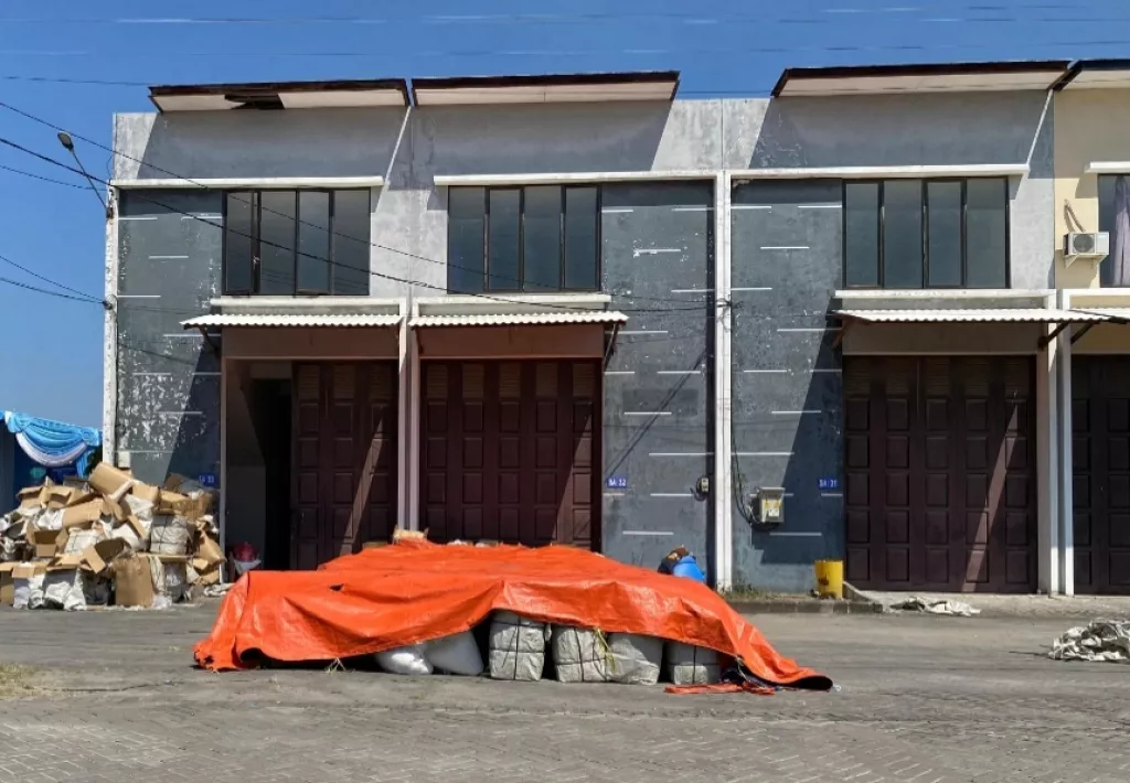 Penampakan Gudang Prambanan Blizland Gresik, Tempat Penyimpanan Narkoba 3 Ton