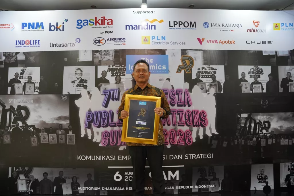 Konsisten Bangun Citra Positif, SIER Raih Penghargaan Indonesia PR Award 2026