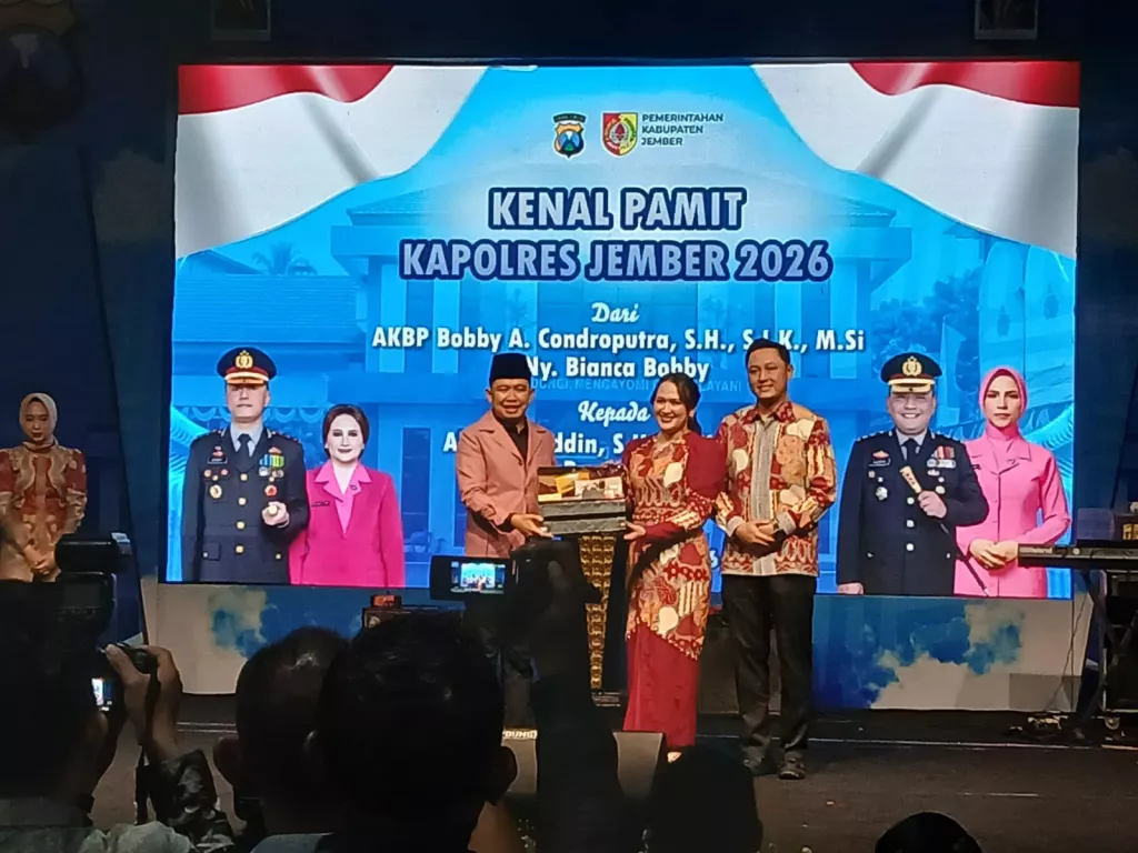 Pisah Sambut Kapolres Jember, Gus Fawait: Keamanan jadi Fondasi Pertumbuhan Ekonomi
